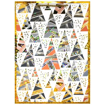 Пакет подарочный Buromax бумажный L 31х42х12см - купить, цены на METRO - фото 4