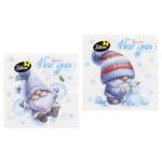 Silken Holiday Gnomes 3-Ply Table Napkins 33x33cm 18pcs