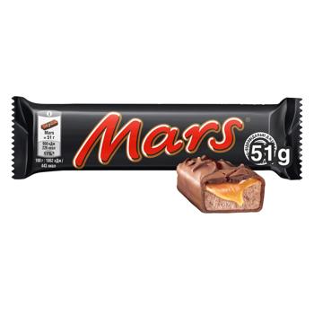 Батончик Mars с нугой и карамелью в молочном шоколаде 51г - купить, цены на Торба - фото 2