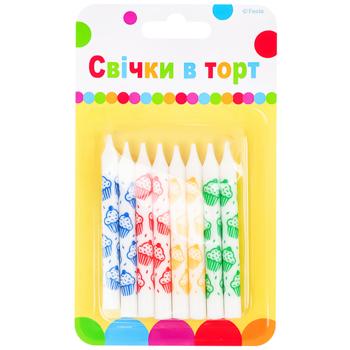 Свечи фигурки Party Favors Игрушки 5шт - купить, цены на КОСМОС - фото 1