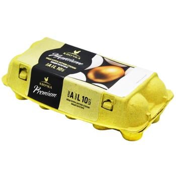 Kvochka Premium Chicken Eggs C0 10pcs - buy, prices for METRO - photo 1