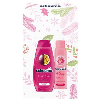 Набор подарочный Шампунь Schauma Fresh It Up 400мл + Шампунь сухой Schauma Hi Lovely! 150мл - купить, цены на Auchan - фото 2