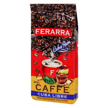 Кофе Ferarra Cuba Libre в зернах 200г - купить, цены на Auchan - фото 1