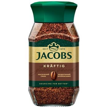 Кофе Jacobs Cronat Kraftig растворимый 190г