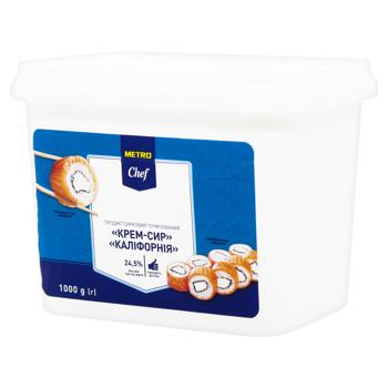 Metro Chef California Thermized Cream Cheese Curd Proguct 24.5% 1kg - buy, prices for METRO - photo 1