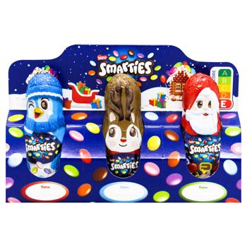 Smarties Christmas Mix Chocolate Figure 3x18.7g - buy, prices for - photo 3