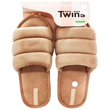 Twins 13815 HS-VL Women's Plush Caramel Slippers s.36/37