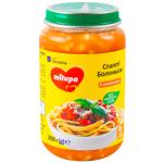 Milupa Spaghetti Bolognese with Beef Pieces Vegetable Puree from 8 months 200g