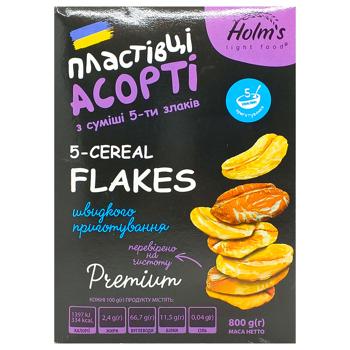 Holm's 5-Cereal Flakes 800g - buy, prices for Chudo Market - photo 2