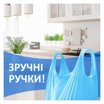 Freken Bok Blue Garbage Bags with Handles 35l 30pcs 50х49cm (+16cm) - buy, prices for EKO Market - photo 3