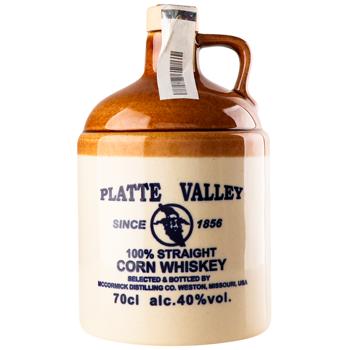 Віскі Platte Walley 100% Corn 40% 0,7л - купити, ціни на - фото 1