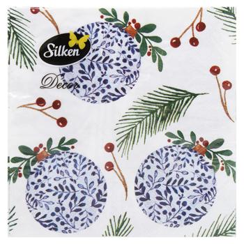 Silken Balls Toys 3-Ply Table Napkins 33x33cm 18pcs - buy, prices for - photo 2