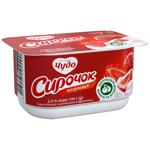 Творожок Чудо взбитый клубника 5% 100г