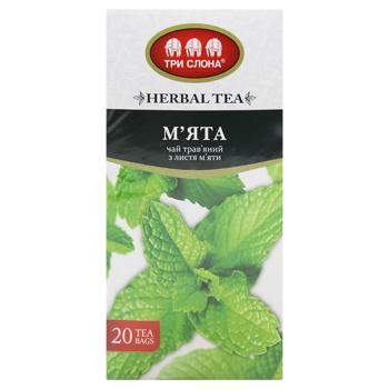 Try Slona Mint Herbal Tea 1g*20pcs - buy, prices for NOVUS - photo 2