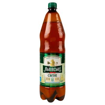 Lvivske Light Beer 4.3% 1.2l - buy, prices for AlcoHub - photo 1