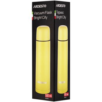 Ardesto Bright City Yellow Thermos 500ml - buy, prices for MegaMarket - photo 1