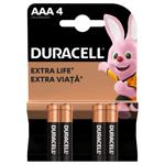 Батарейки Duracell AAA лужні 4шт