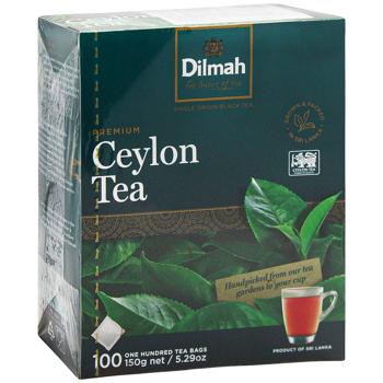 Dilmah Premium Ceylon Black Tea 1.5g*100pcs - buy, prices for ULTRAMARKET - photo 3