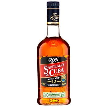 Ром Santiago de Cuba Extra Anejo 12yo 0,7л - купити, ціни на WINETIME - фото 1