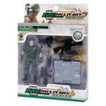 Diy Toys Military Figurine with Equipment Toy Set in Assortment
