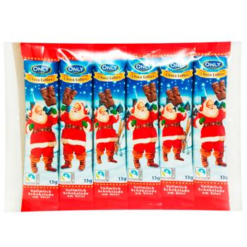 Шоколад Онлі Різдво 6х13г молочні м/у - купити, ціни на Восторг - фото 1