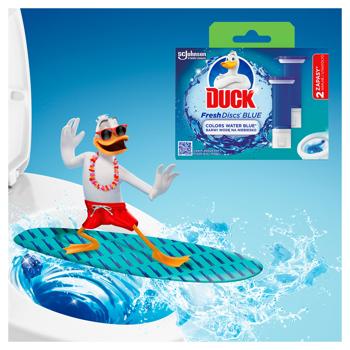 Duck Blue Disks Gel Toilet Cleaner 2pcs*36ml - buy, prices for - photo 3