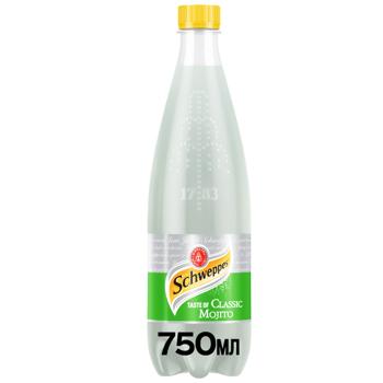 Напиток газированный Schweppes Classic Mojito 0,75л - купить, цены на МегаМаркет - фото 1