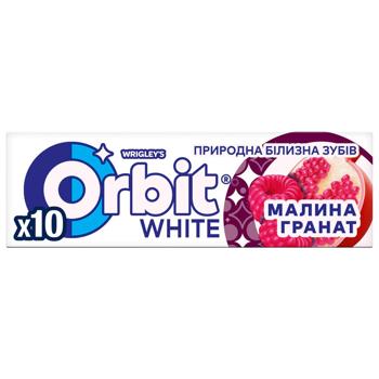 Жувальна гумка Orbit White Малина-гранат 14г - купити, ціни на КОСМОС - фото 1