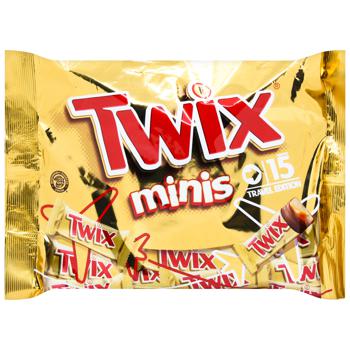 Цукерки Twix Minis шоколадні 333г - купити, ціни на METRO - фото 1