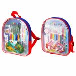 Набор канцелярских принадлежностей в рюкзаке