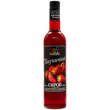 Topping Strawberry Syrup 0.7l - buy, prices for METRO - photo 1