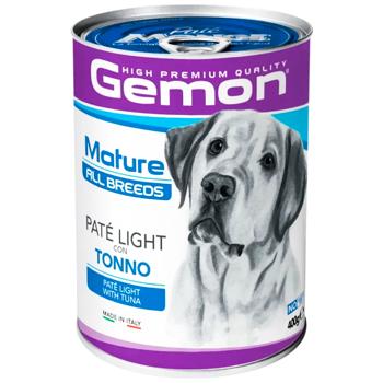 Gemon Pate Light Wet Food with Tuna for Overweight Dogs of All Breeds 400g - buy, prices for MasterZoo - photo 1
