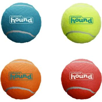 Іграшка для собак Outward Hound Squeaker Ballz MD 6 см 4 шт - купить, цены на MasterZoo - фото 1