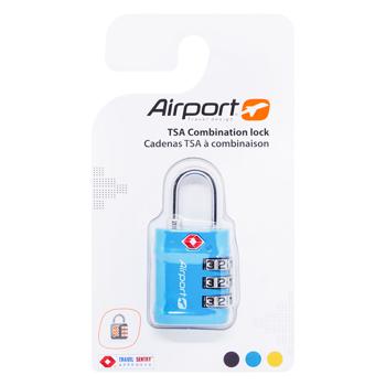 Airport TSA Combination Lock 30x57x13mm Blue - buy, prices for Auchan - photo 1