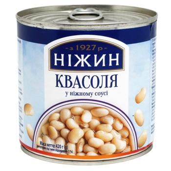 Фасоль Нежин в нежном соусе 420г - купить, цены на Эпицентр FOOD - фото 1