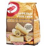 Auchan Wafer Rolls with Baked Milk Flavor 200g