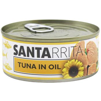 Тунець Santarrita цілий в олії 150г