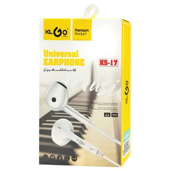 Навушники дротові , 1,2м KS-17 мікс арт. 17488-12 И792 - купить, цены на КОСМОС - фото 2