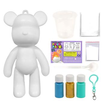 Набор для творчества Toy Monster Pour Palz Флюид Арт Брелок Мишка - купить, цены на ULTRAMARKET - фото 4