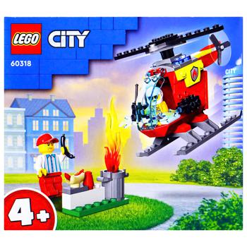 Конструктор Lego City Пожарный вертолет 60318 - купить, цены на КОСМОС - фото 2