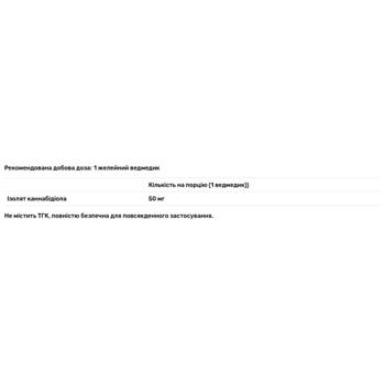 Biotus CBD Gummies Cherry Flavored Cannabidiol 50mg 30 chewables - buy, prices for Biotus - photo 2