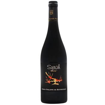 Baron Philippe de Rothschild Syrah Red Dry Wine 13.5% 0.75l - buy, prices for Supermarket "Kharkiv" - photo 1