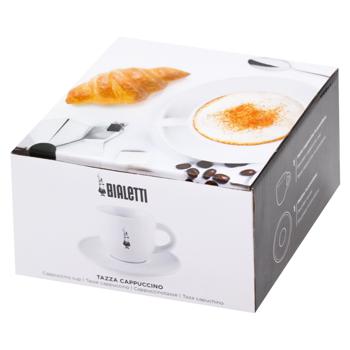 Bialetti Cup with Saucer 240ml White and Black - buy, prices for WINETIME - photo 2