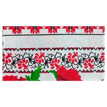 Полотенце Пасхальное Маки льняное 35х75см - купить, цены на Чудо Маркет - фото 1