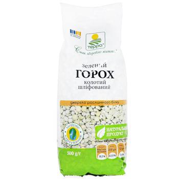 Горох зелений Терра колотий шліфований 500г - купити, ціни на КОСМОС - фото 2