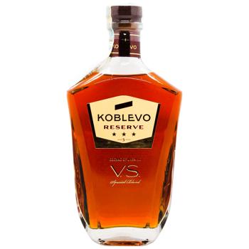 Бренді Koblevo Reserve V.S. 3 роки 40% 0,5л - купити, ціни на КОСМОС - фото 1