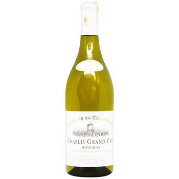 Вино Domaine du Colombier Chablis Bougros белое сухое 13% 0,75л - купить, цены на КОСМОС - фото 1