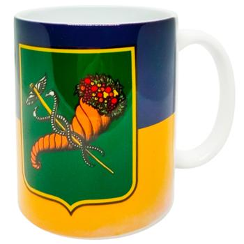 Чашка Харьков это Украина белая 330мл - купить, цены на Восторг - фото 1