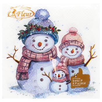 Napkins La fleur 16pcs 33x33cm Ukraine - buy, prices for ULTRAMARKET - photo 1