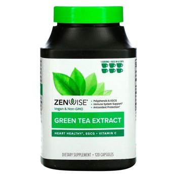 Экстракт зеленого чаю Zenwise Health 120 капсул - купить, цены на Biotus - фото 1